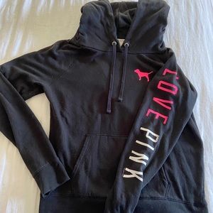 Victoria's Secret LOVE PINK black hoodie